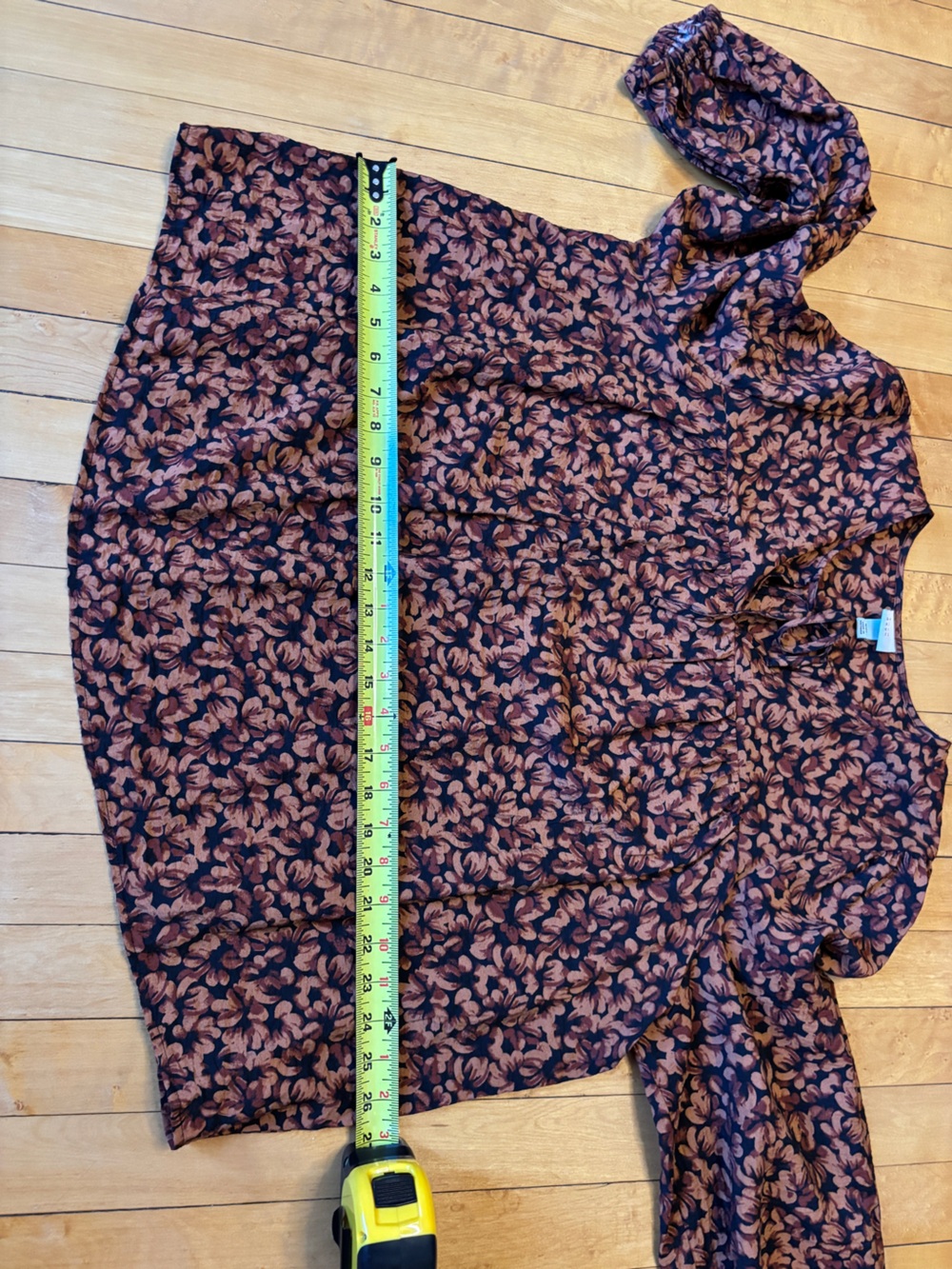EUC A New Day Floral Tie Front Boho Peasant Blouse | Women’s Plus XXL - Picture 12 of 16